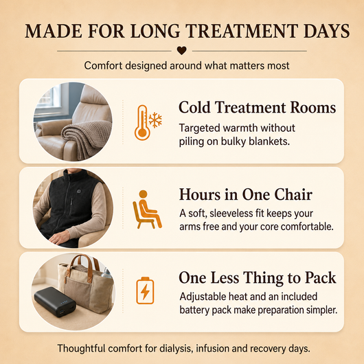 Treatment-Day Heated Vest